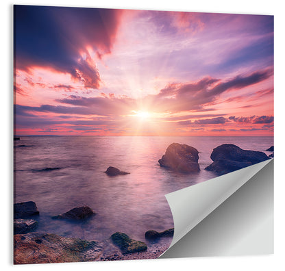 Ethereal Sea Sunrise Wall Art