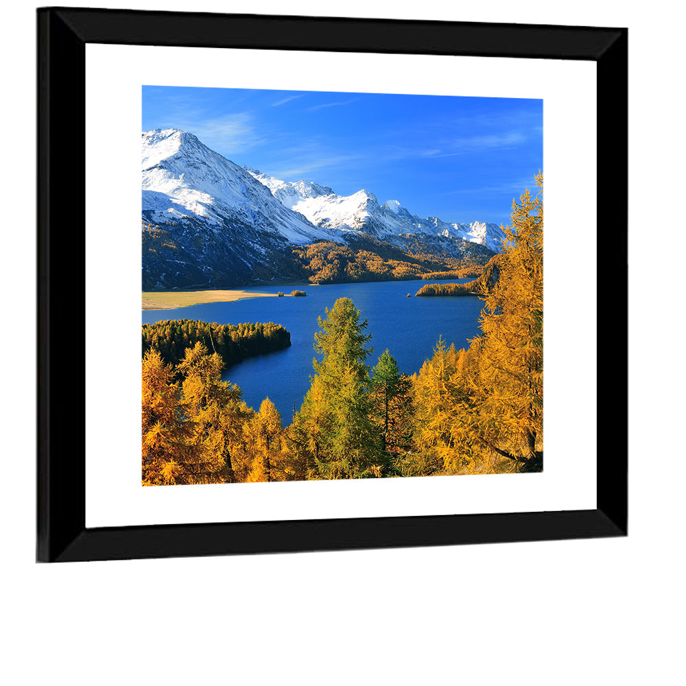 Silsersee Autumn Vista Wall Art