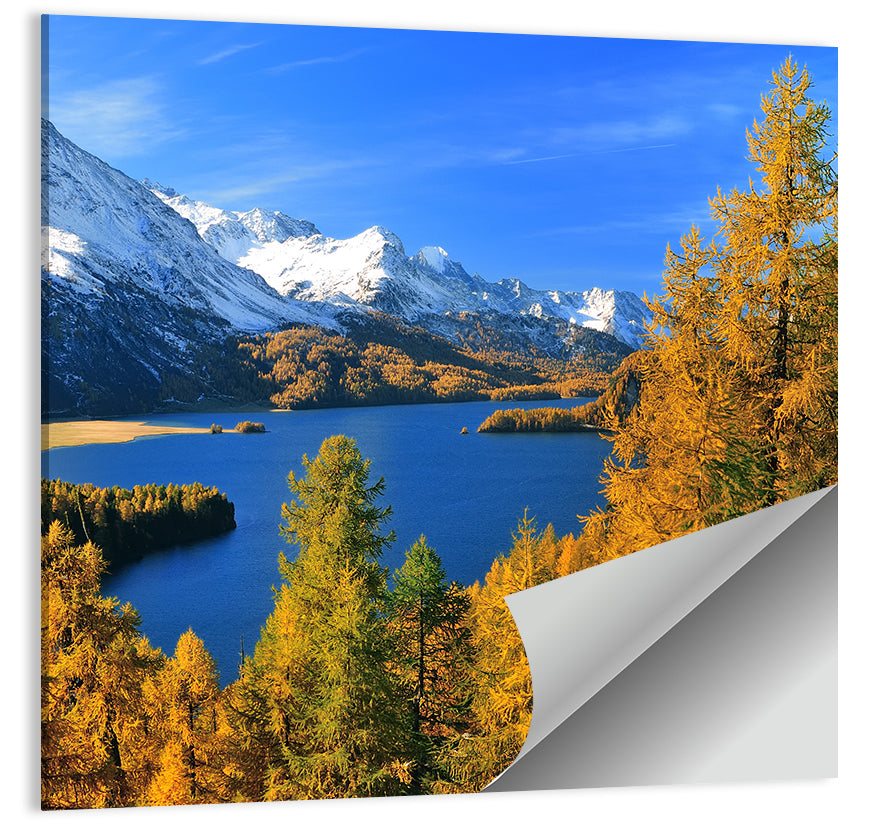 Silsersee Autumn Vista Wall Art