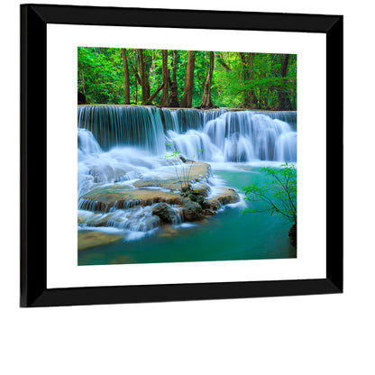 Huay Ma Khamin Erawan Waterfall Wall Art
