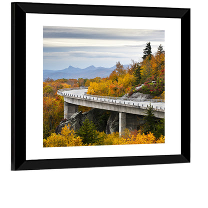 Linn Cove Viaduct at Grandfather Mountain Wall Art