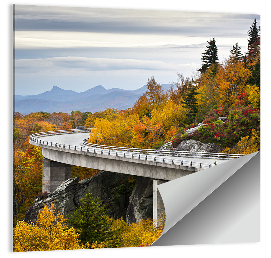 Linn Cove Viaduct at Grandfather Mountain Wall Art