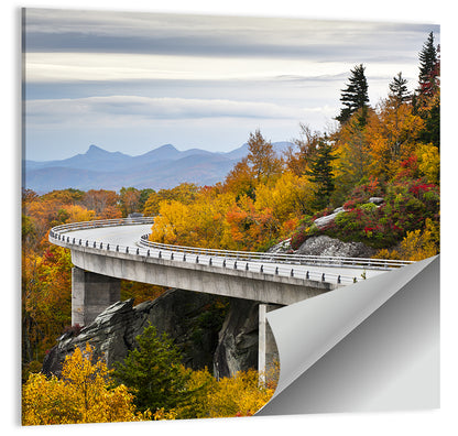 Linn Cove Viaduct at Grandfather Mountain Wall Art