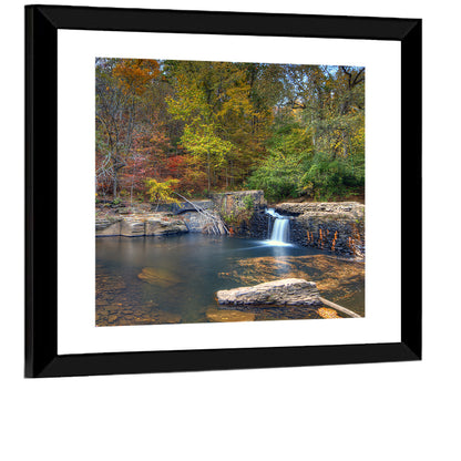 Freeman Mill Stone Dam Pond Wall Art