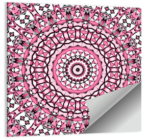 Mosaic Kaleidoscope Mandala Wall Art