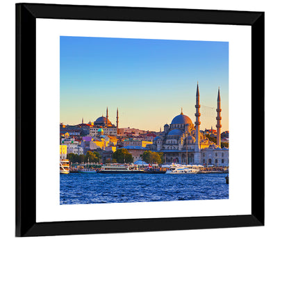 Istanbul Sunrise at Yeni Cami Wall Art