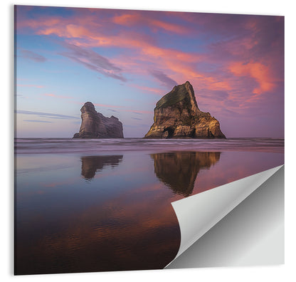 Wharariki Beach Sunrise Wall Art