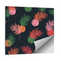 Palm Leaves with Scribbled Circles Wall Art