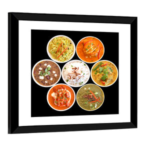 Indian Dishes Wall Art