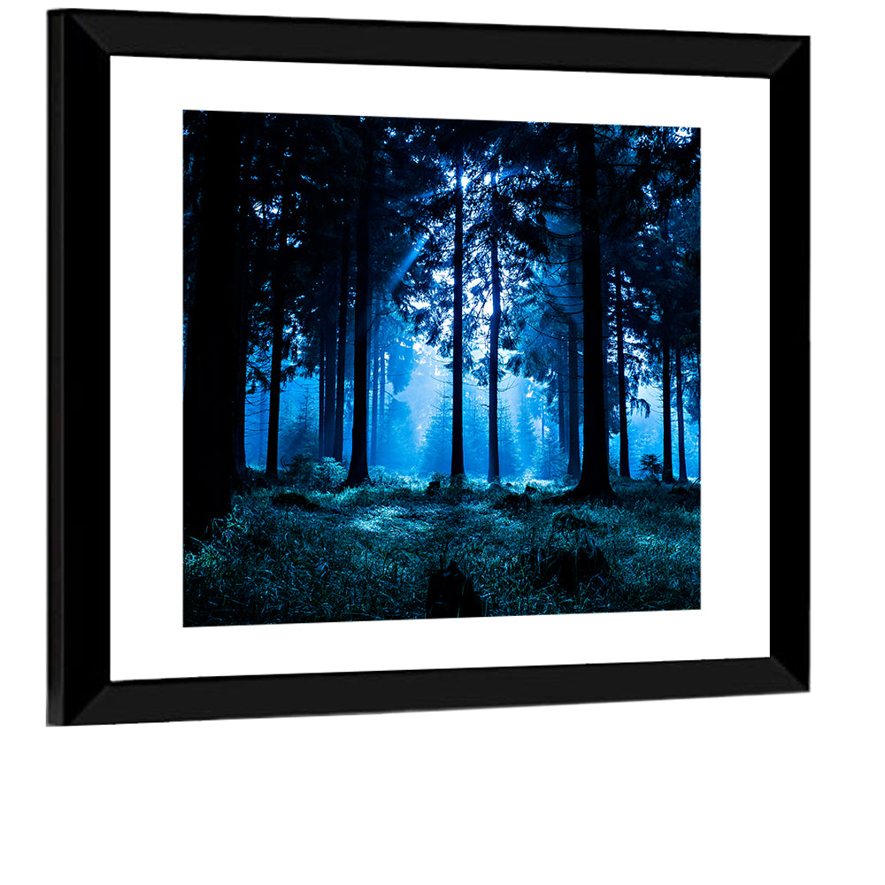 Thuringia Forest at Dusk Wall Art