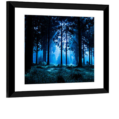 Thuringia Forest at Dusk Wall Art