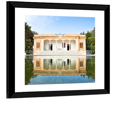 Yazd Fire Temple Reflection Wall Art