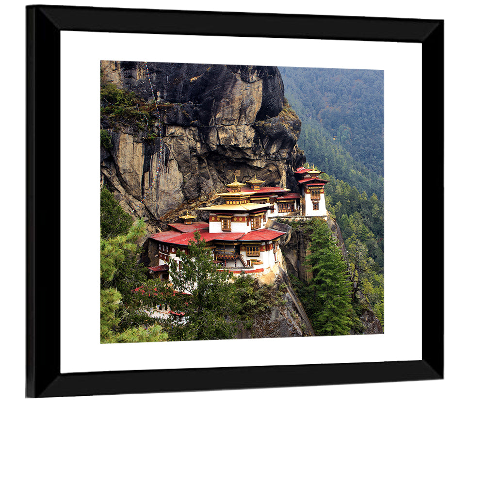 Tiger's Nest Monastery, Paro Bhutan Wall Art