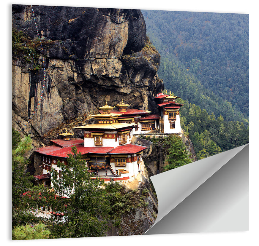 Tiger's Nest Monastery, Paro Bhutan Wall Art