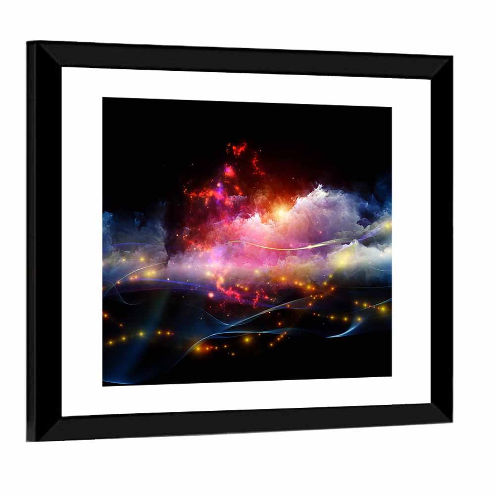 Cosmic Music Lightscape Wall Art