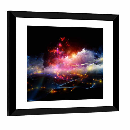 Cosmic Music Lightscape Wall Art