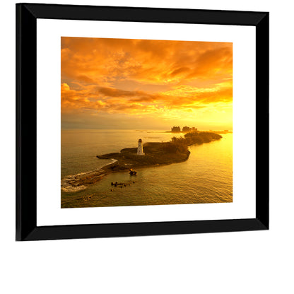 Nassau Lighthouse at Golden Hour Wall Art