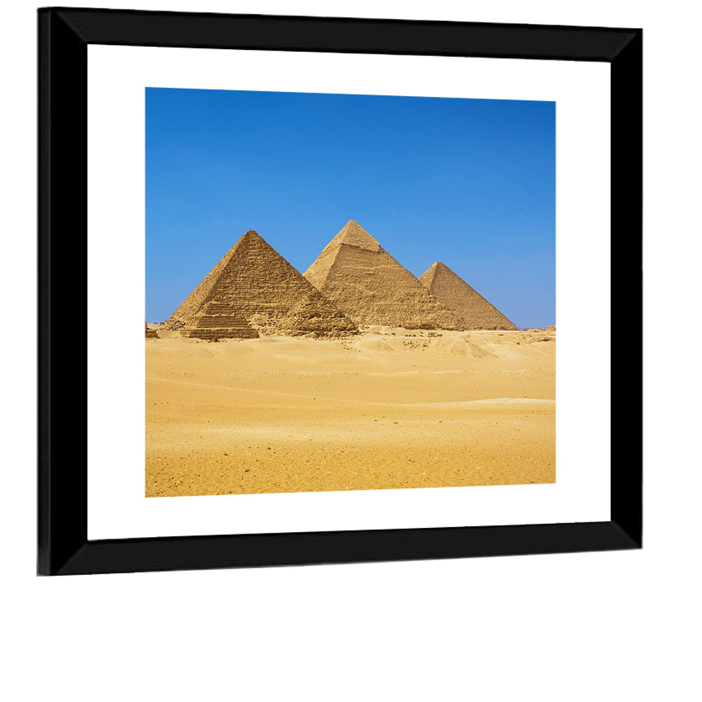 Pyramids of Giza Photograph Wall Art