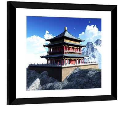 Buddhist Sun Temple Wall Art