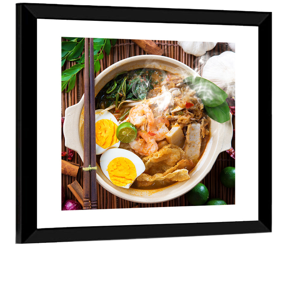 Malaysian Prawn Mee Bowl Wall Art