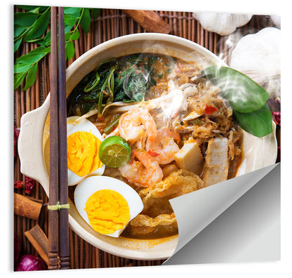 Malaysian Prawn Mee Bowl Wall Art