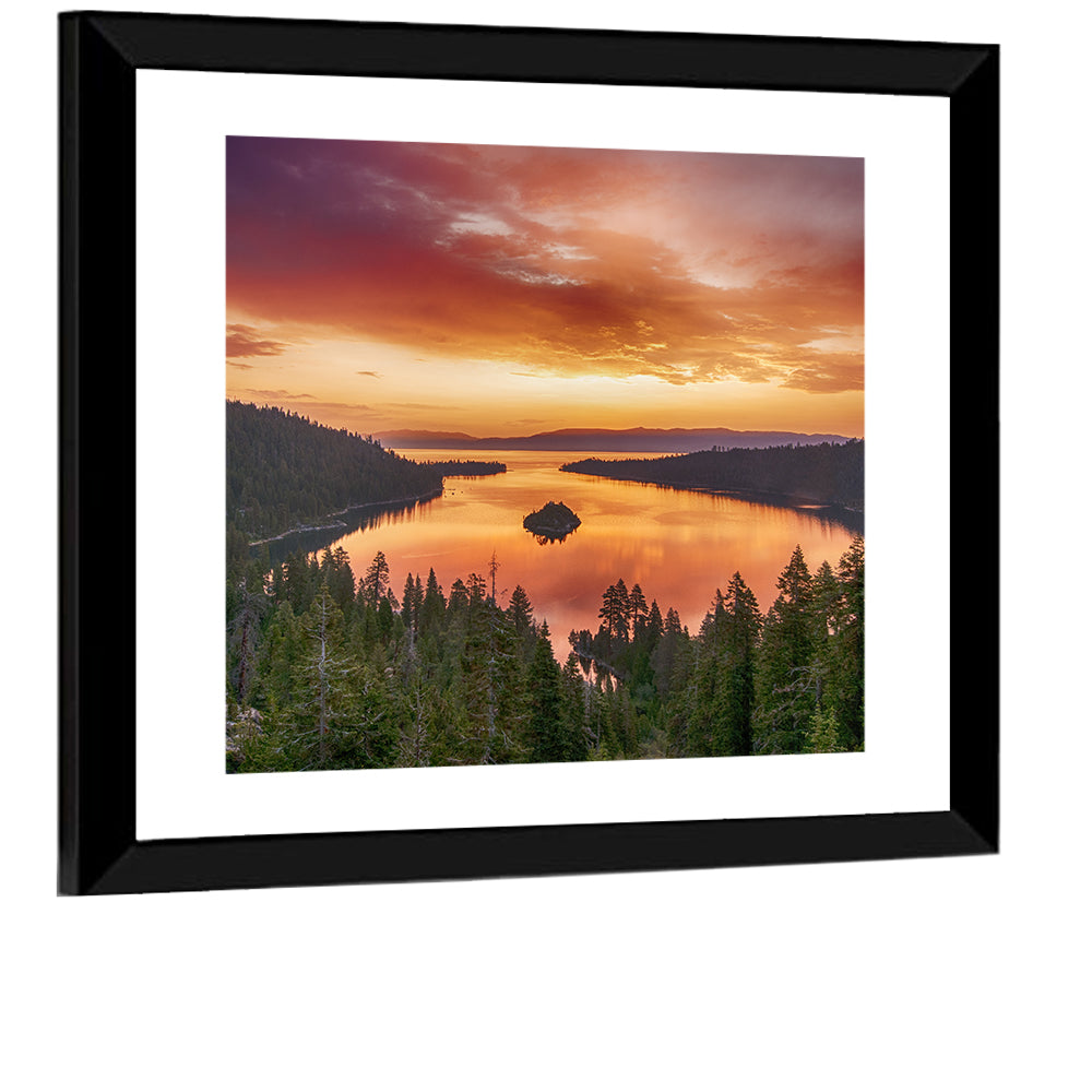 Emerald Bay Sunrise, Lake Tahoe Wall Art