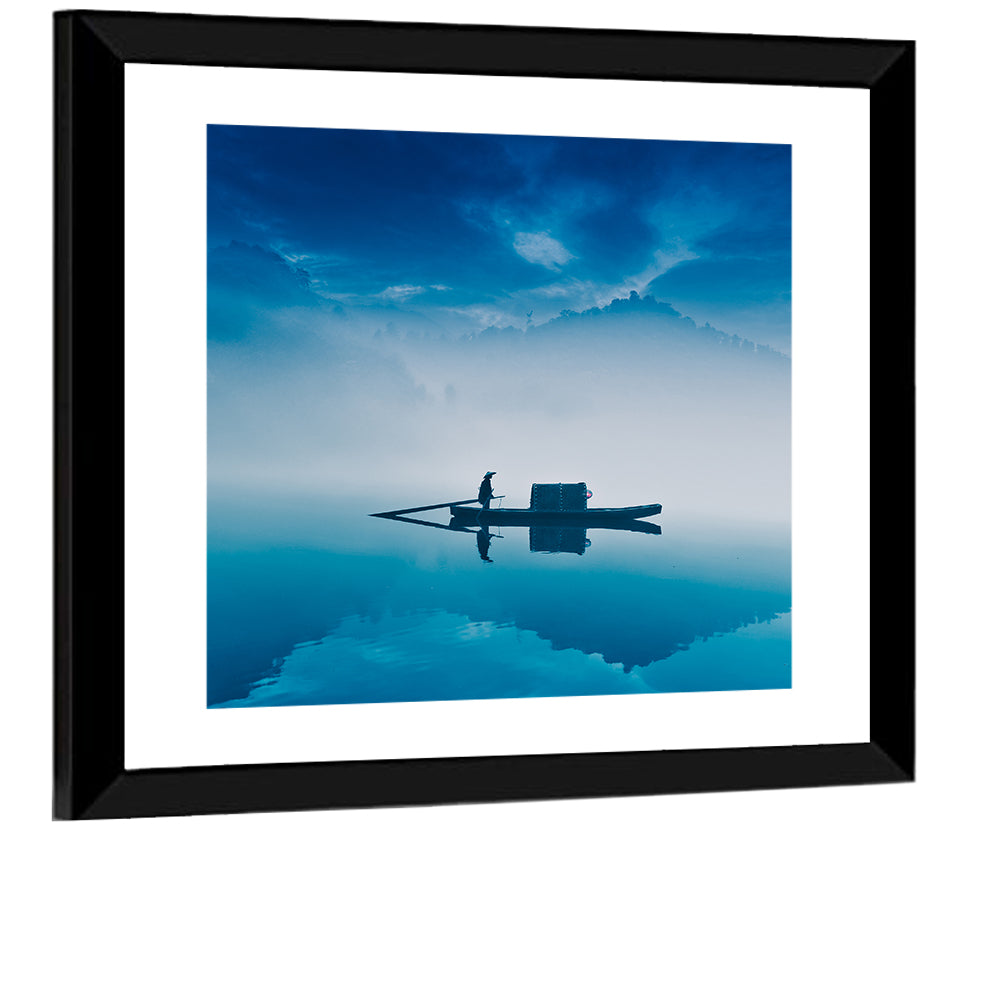 Dongjiang Lake Morning Wall Art