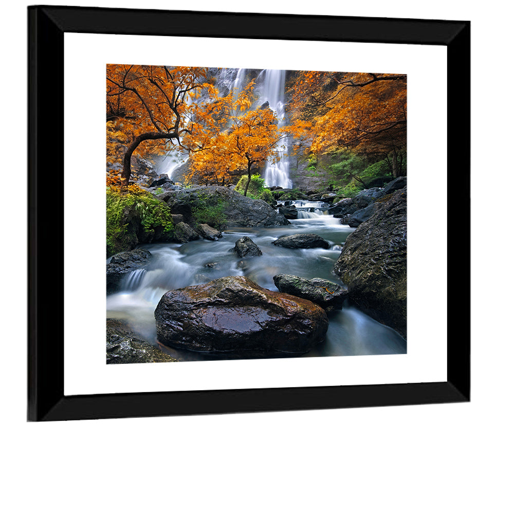 Konglan Autumn Waterfall Wall Art
