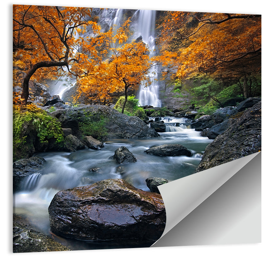 Konglan Autumn Waterfall Wall Art