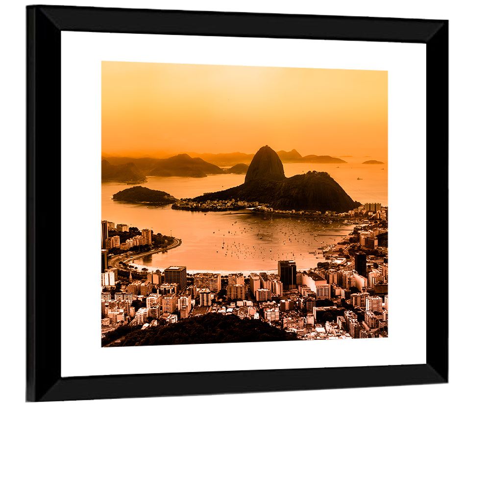 Sugarloaf Over Guanabara Bay Wall Art
