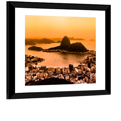 Sugarloaf Over Guanabara Bay Wall Art