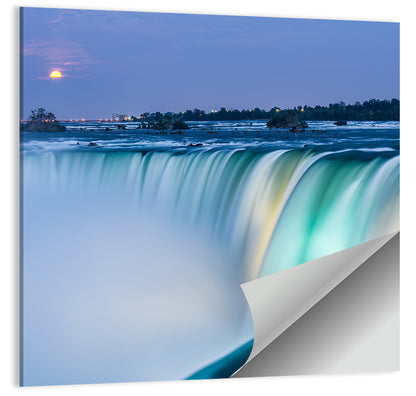 Horseshoe Falls by Moonlight Wall Art