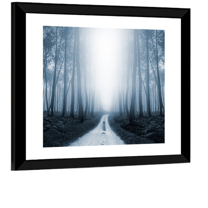 Scary Forest Road Wall Art