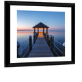Pamlico Sound Twilight Gazebo Wall Art