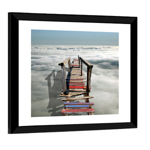 Bridge Over Clouds Wall Art