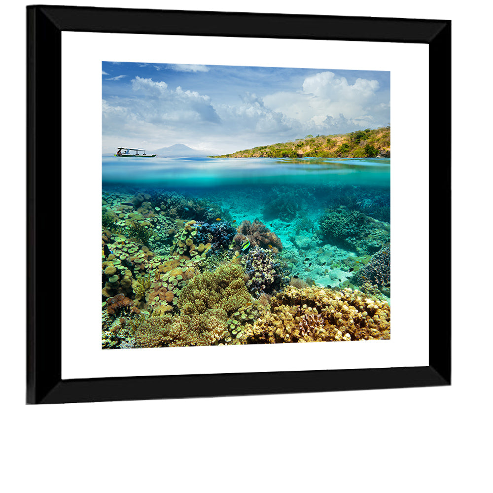 Menjangan Island Split View Wall Art