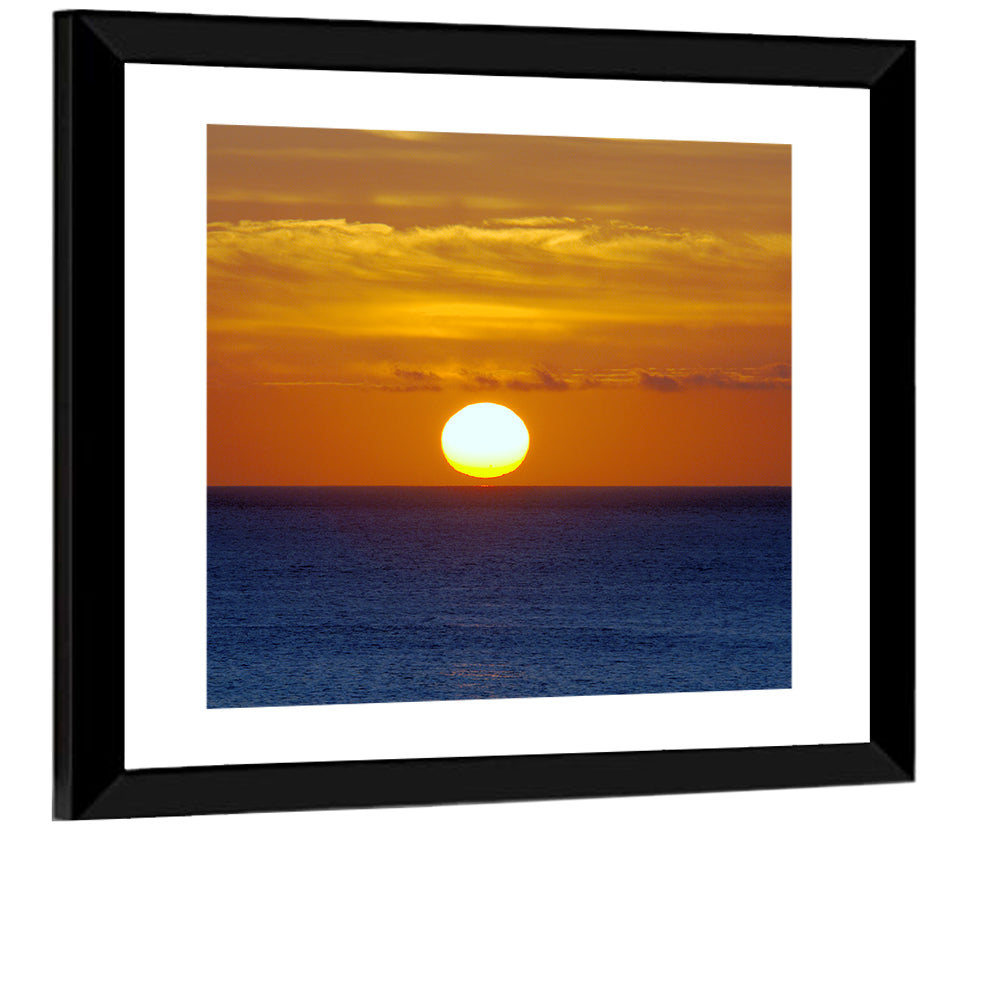 Golden Pacific Sunrise Wall Art