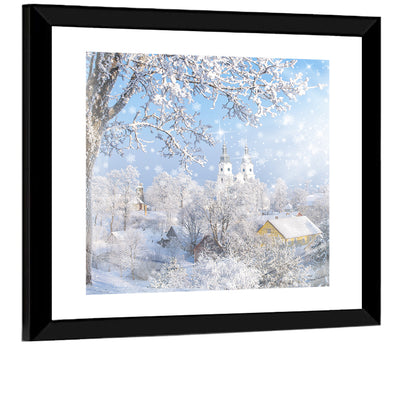 Frosted Village Wall Art