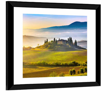 Tuscan Morning Landscape Wall Art