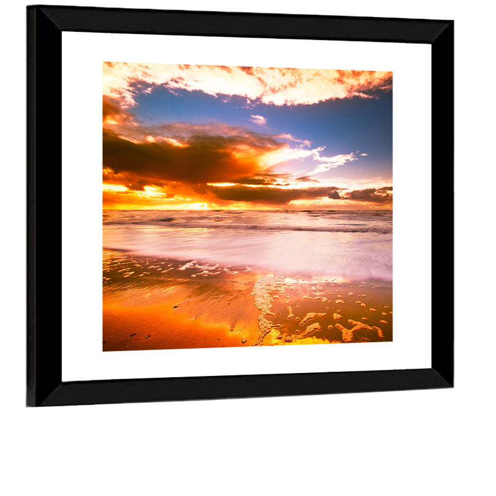 Beach Sunset Wall Art