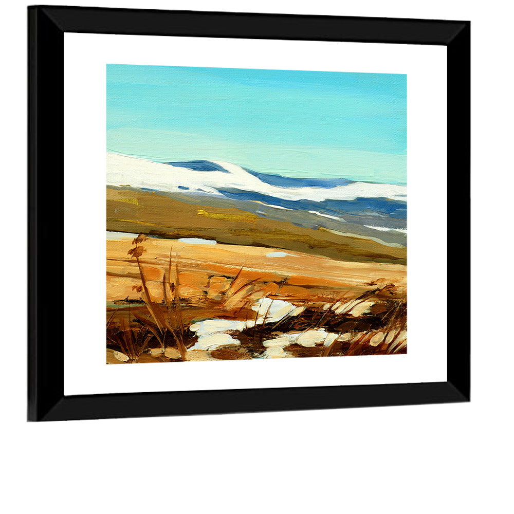 Spanish Mountain Abstract Wall Art