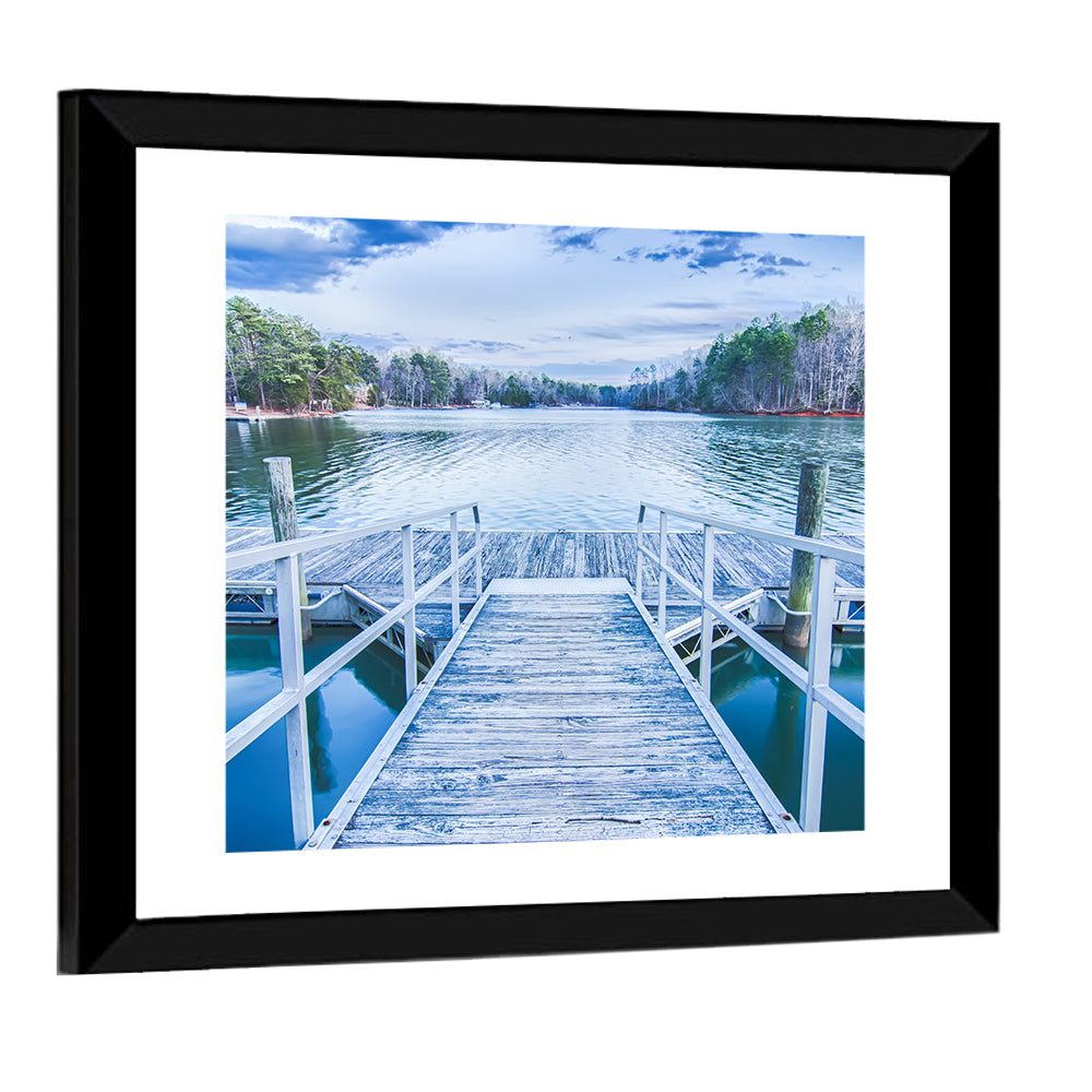 Morning at Lake Wylie Wall Art