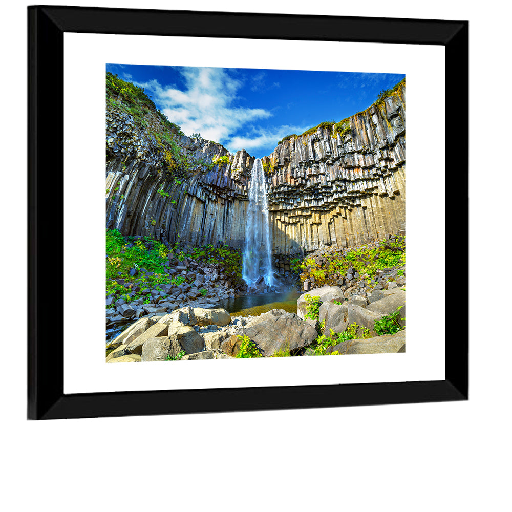 Svartifoss Basalt Falls Wall Art