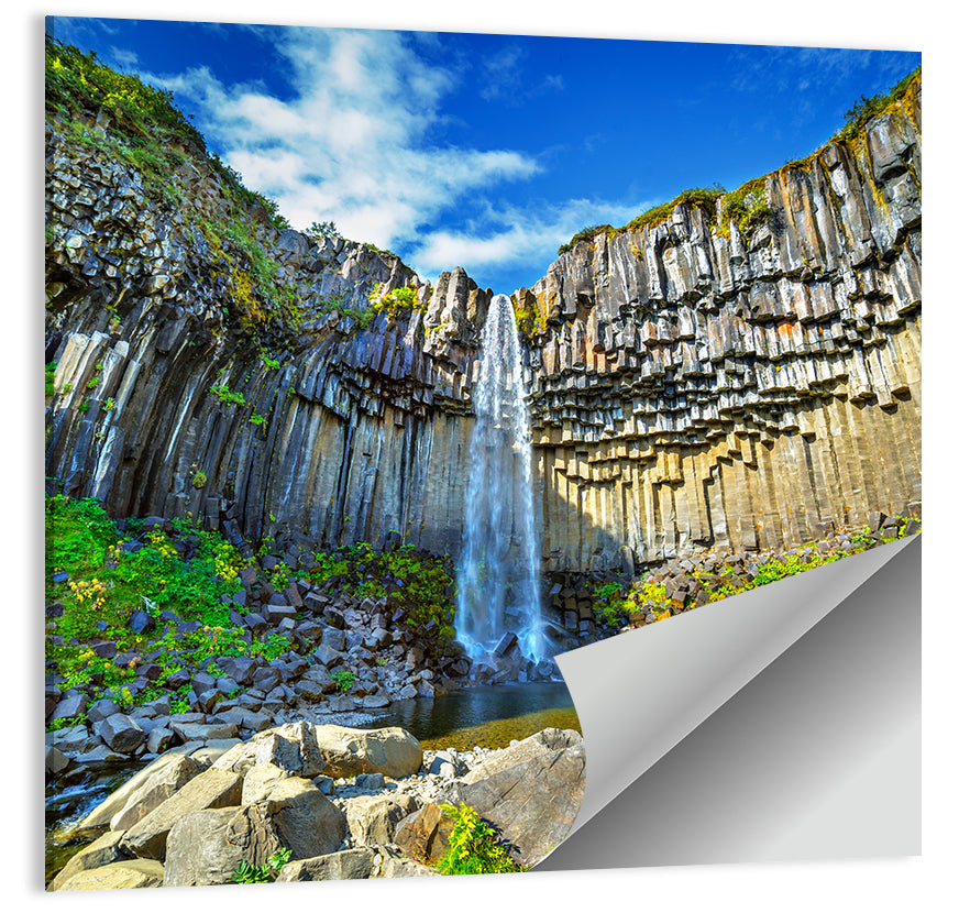 Svartifoss Basalt Falls Wall Art