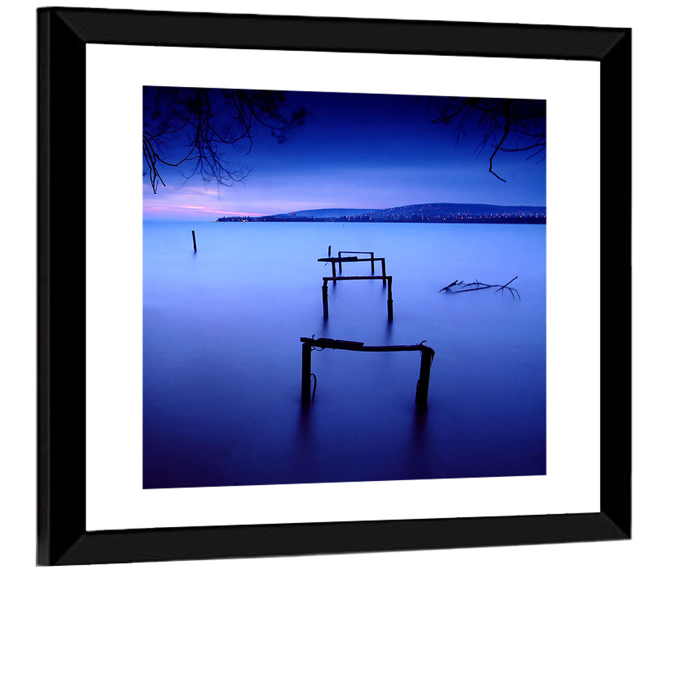 Lake Balaton at Twilight Wall Art