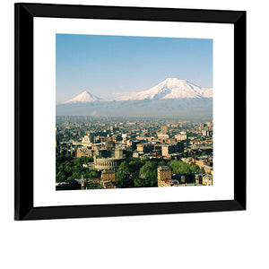 Mount Ararat From Yerevan Wall Art