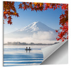 Mount Fuji Over Lake Kawaguchiko Wall Art