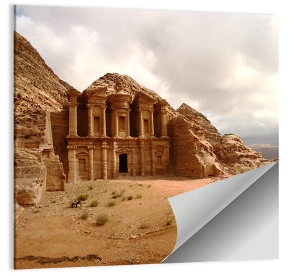 The Monastery of Petra, Jordan Wall Art
