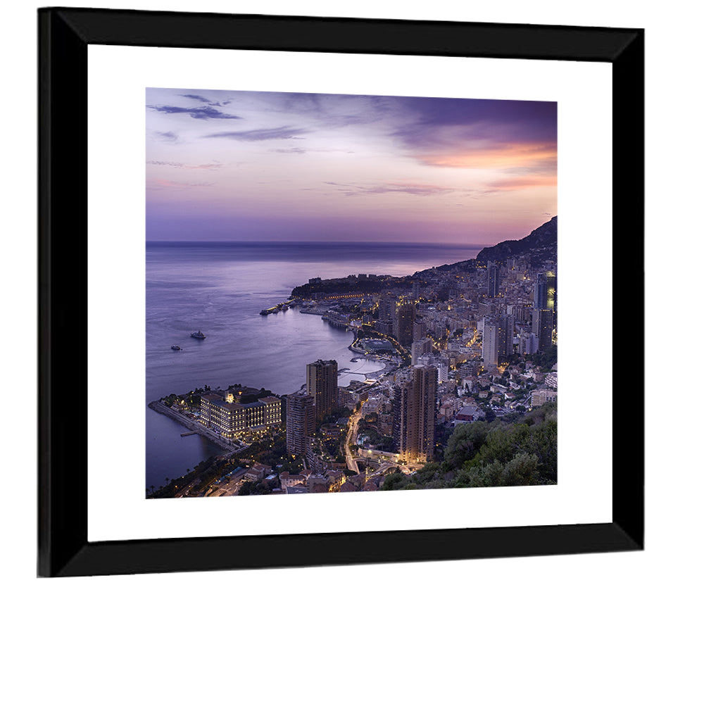 Monte Carlo at Dusk Wall Art