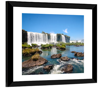 Iguazu River and Falls, Foz Do Iguaçu Wall Art